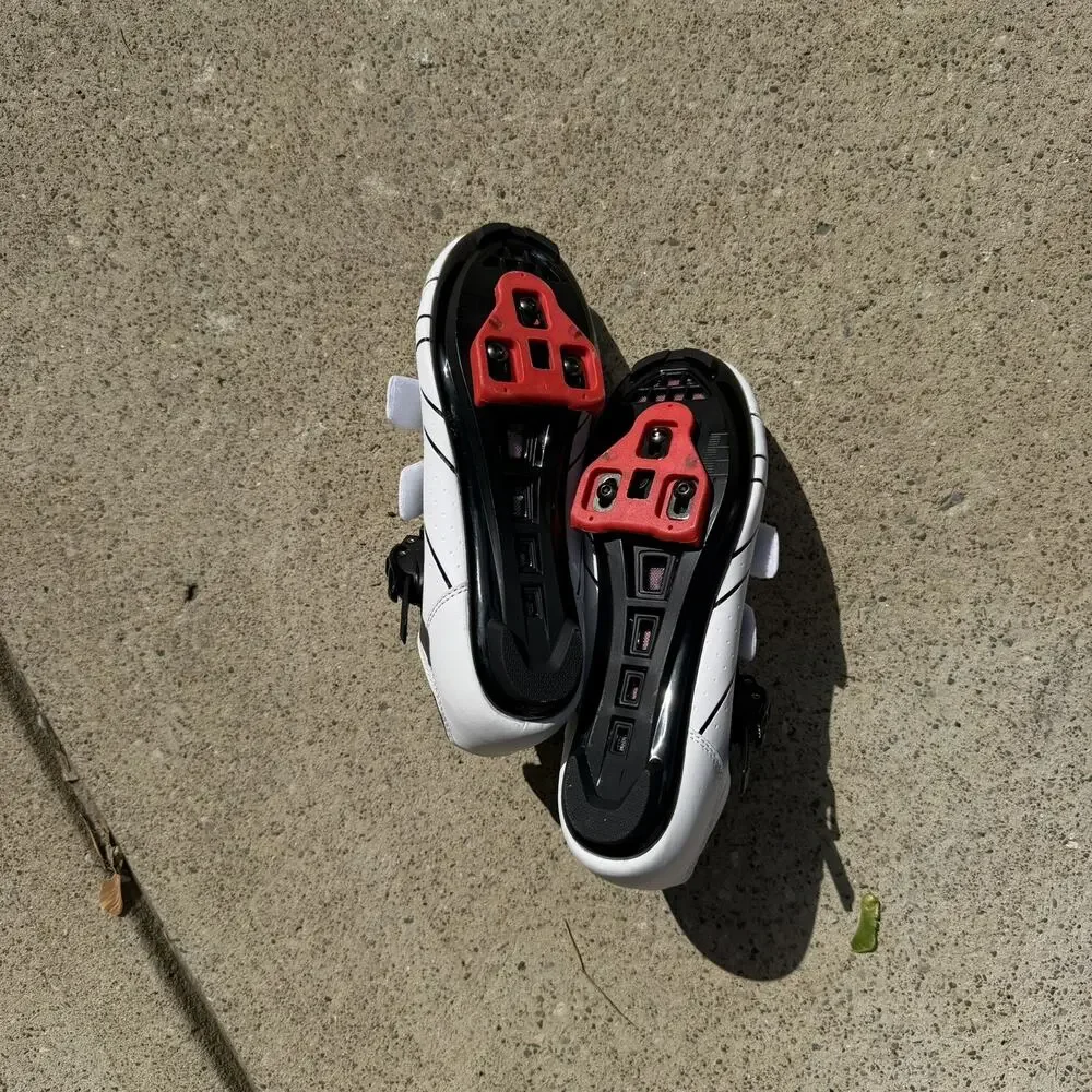 Cycling Shoes White/Black Size 42